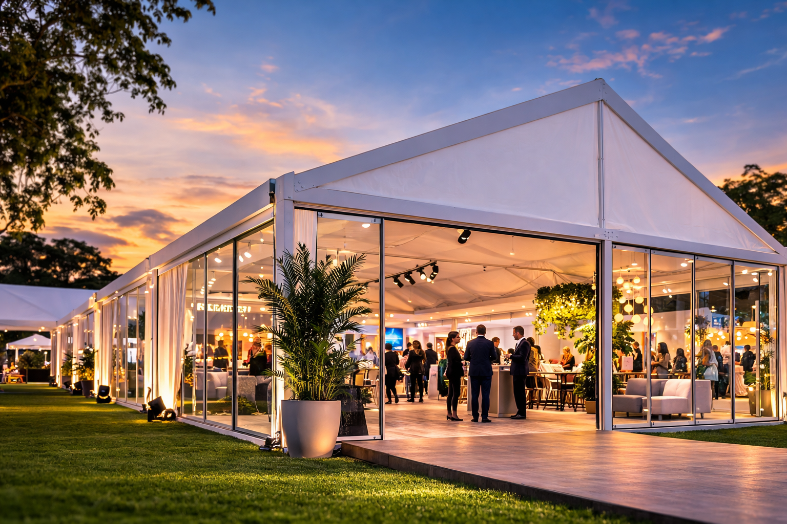 Carpas modulares para eventos: innovación estructural en el mercado de importación