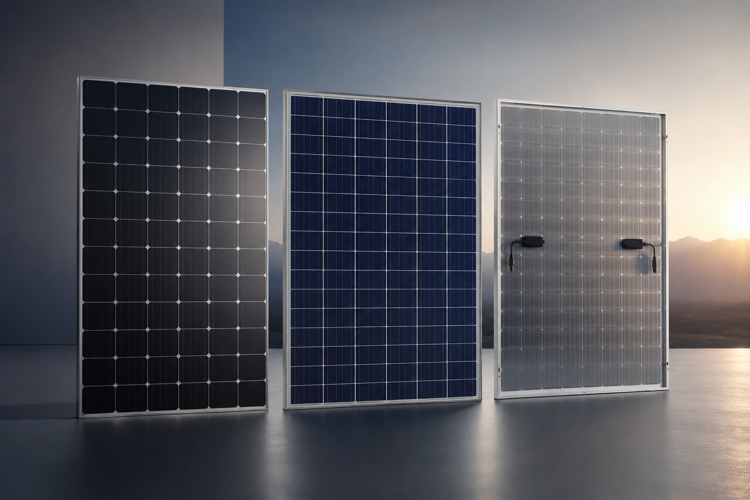 Monocristalino, policristalino o bifacial: cuál panel conviene según el proyecto